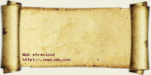 Milana Jakovljević vizit kartica